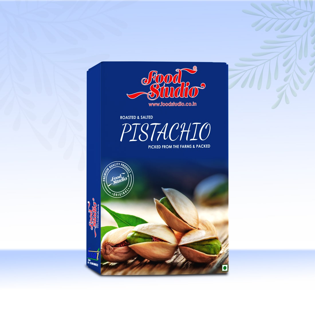 Food Studio Premium Roasted & Salted Pistachios Blue Box | Value Pack
