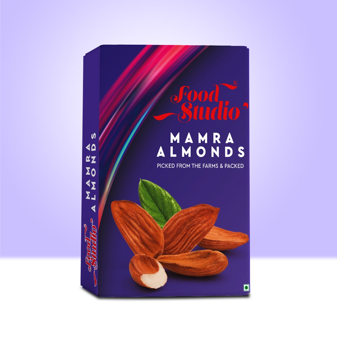 Food Studio Premium Raw Mamra Almonds Purple Box | Healthy Gluten Free
