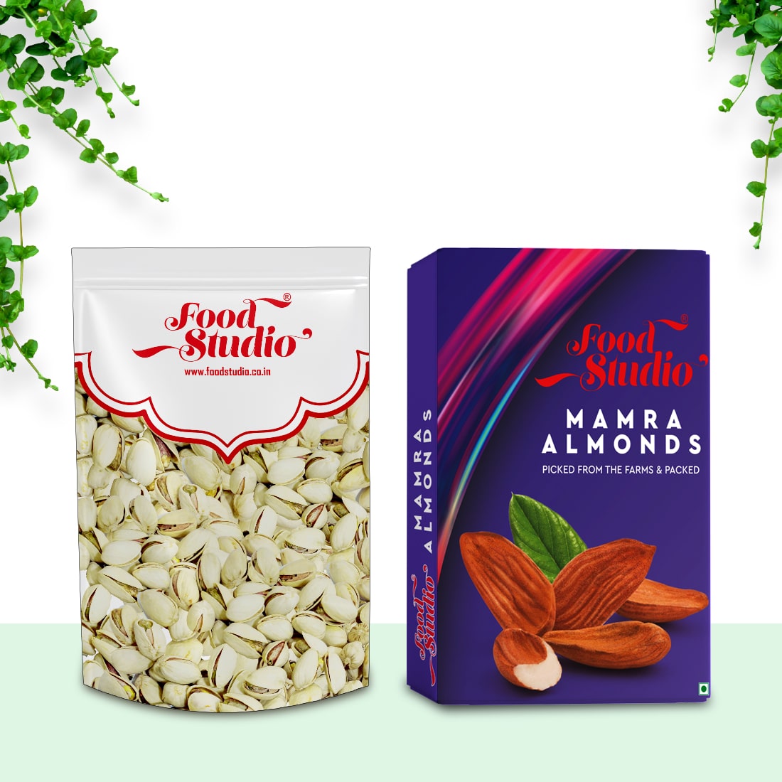 Premium Nuts & Dry Fruits Combo (California Pistachios & Mamra Almonds 250g Each)
