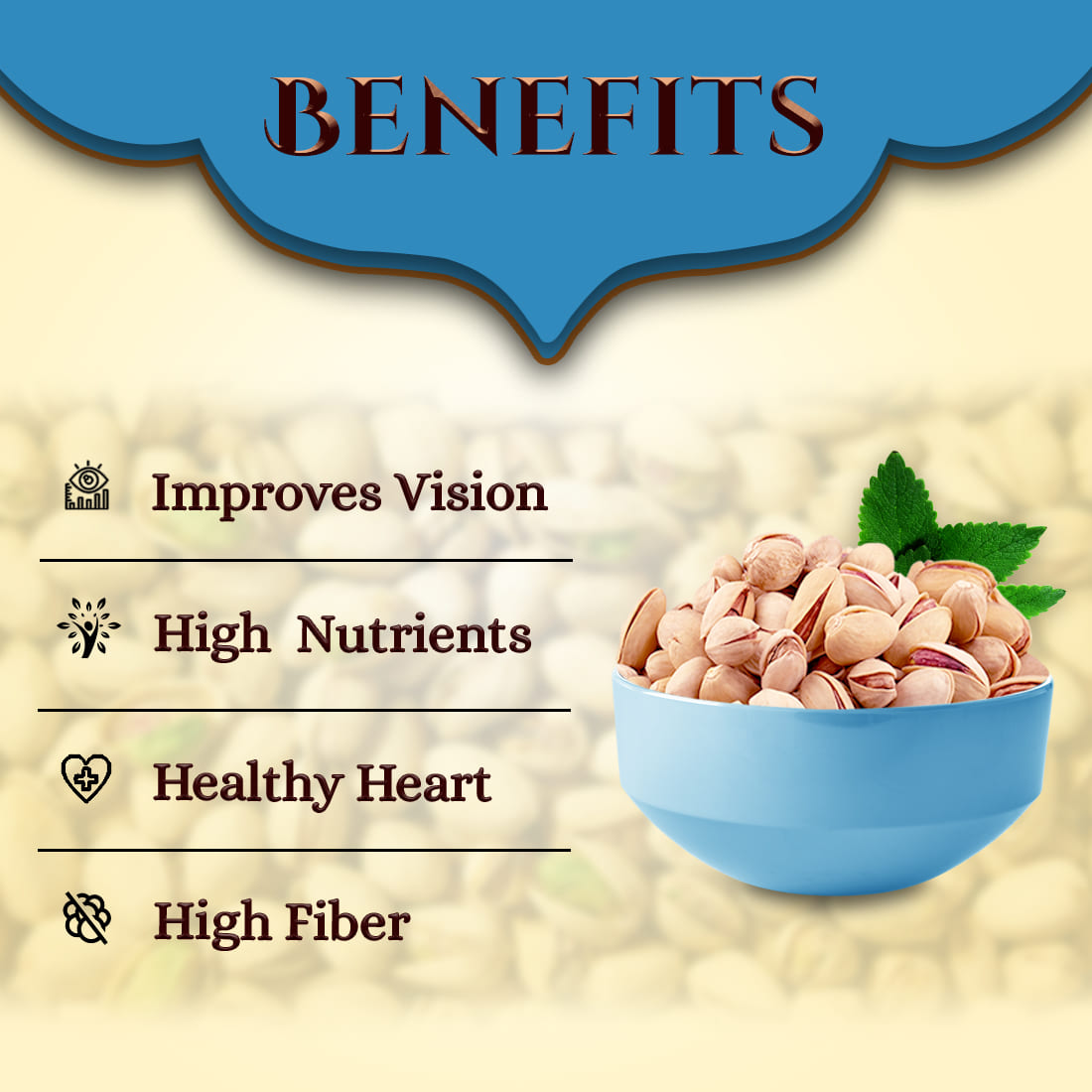 Premium Nuts & Dry Fruits Combo (Pistachios 250g Each)